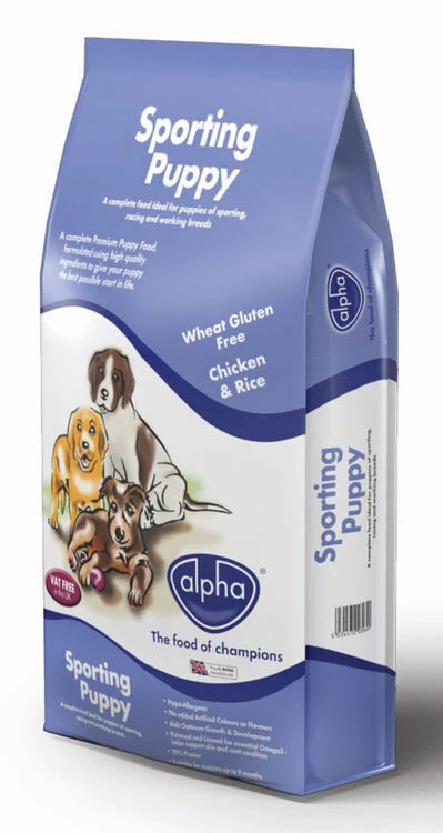 Alpha Sporting Puppy Chicken Dog Food