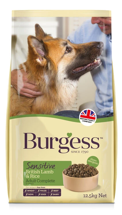 Burgess Sensitive Lamb & Rice Adult Dry Dog Food