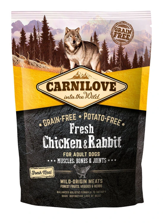 Carnilove Fresh Chicken & Rabbit Adult Dog Food