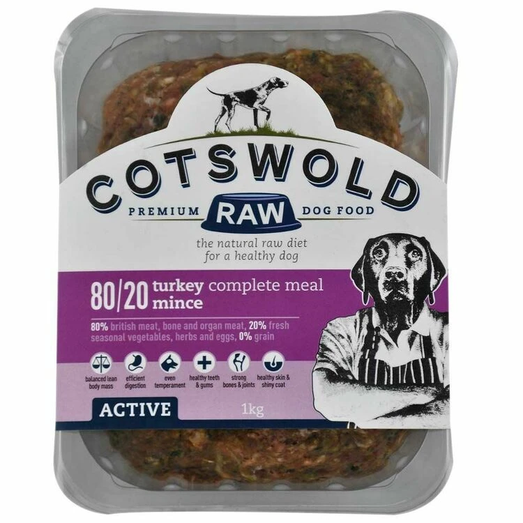 Cotswold Raw Active Mince Turkey Dog Food - Image 2