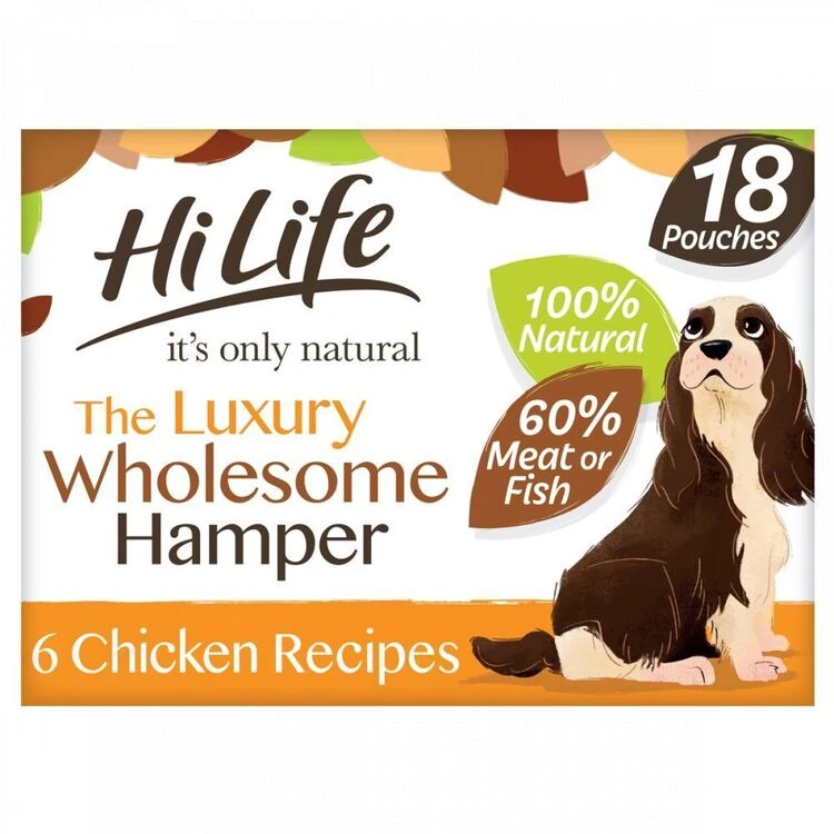 HiLife It's Only Natural - The Luxury Wholesome Hamper 18x100g Multipack