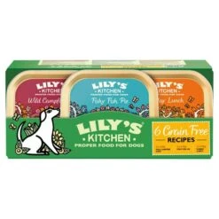 4 X Lily's Kitchen Dog Wet Trays Grain-free Dinners Multipack 6x 150g