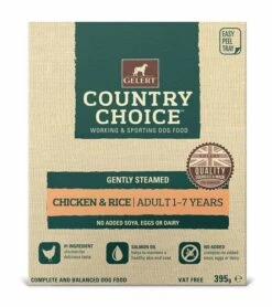 10 X Gelert Country Choice Tray Chicken 395g