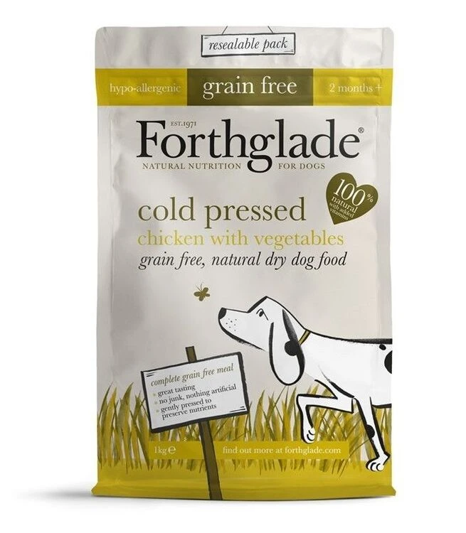 Forthglade Dog Cold Pressed Dry Dog Food Chicken - Grain Free
