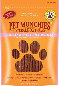 Pet Munchies Natural Dog Treat Chicken And Sweet Potato Sticks