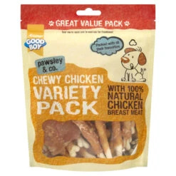 Good Boy Pawsley & Co Chewy Chicken Dog Treats Variety Pack