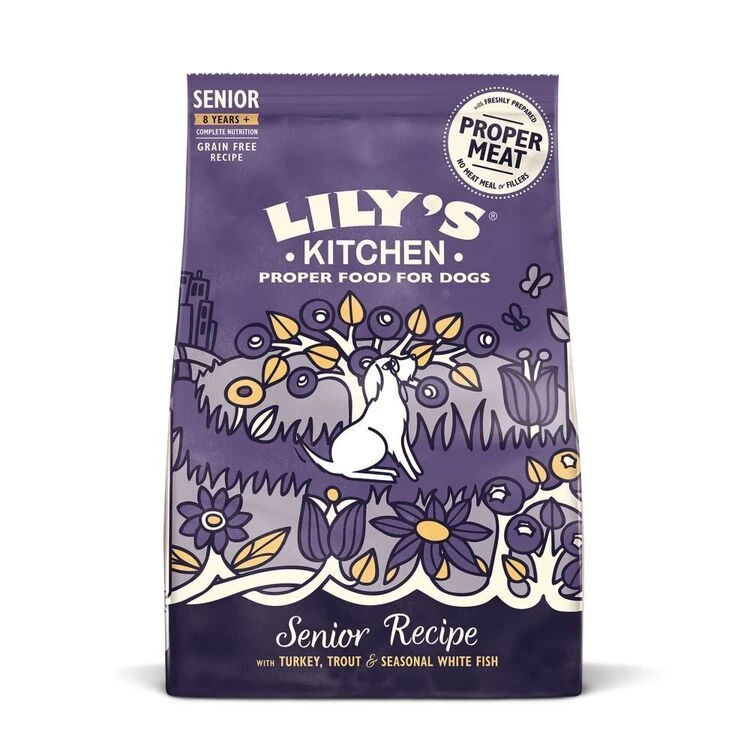 Lily's Kitchen Salmon & Trout 8+ Senior Dry Dog Food - Image 2