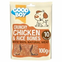 Good Boy Waggles & Co Crunchy Chicken & Rice Bones
