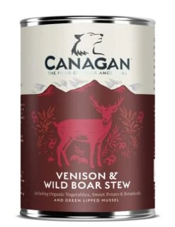 6 X 400g Canagan Venison & Wild Boar Stew Wet Dog Food