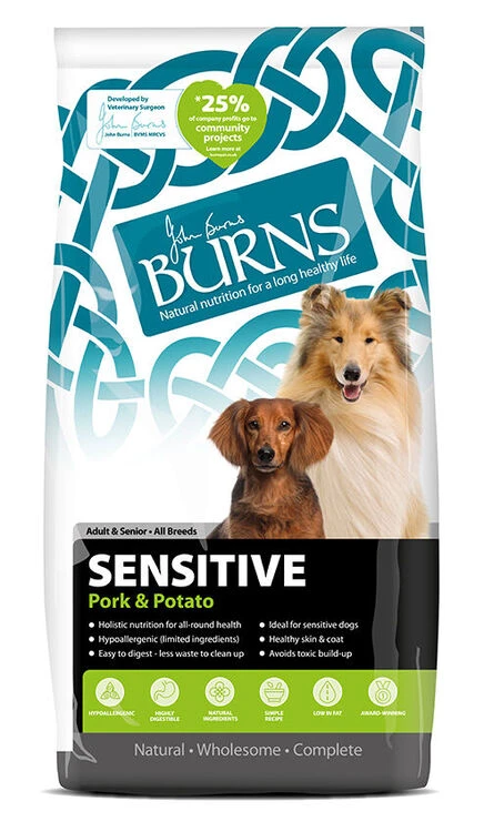 Burns Sensitive Pork And Potato Adult & Senior Dog Food - Image 3