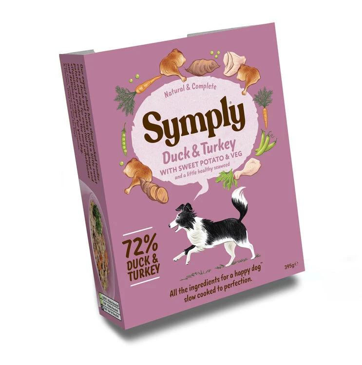 Symply Adult Duck & Turkey With Sweet Potato Wet Dog Food