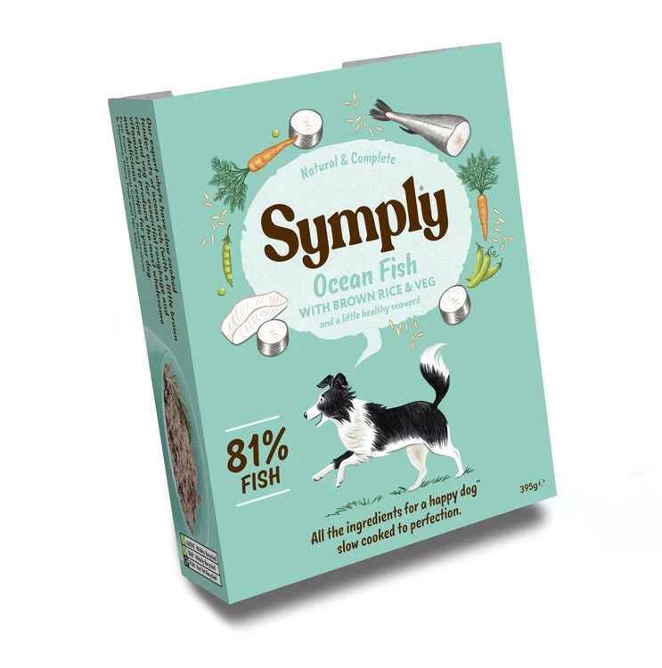 Symply Adult Ocean Fish With Brown Rice & Veg Wet Dog Food