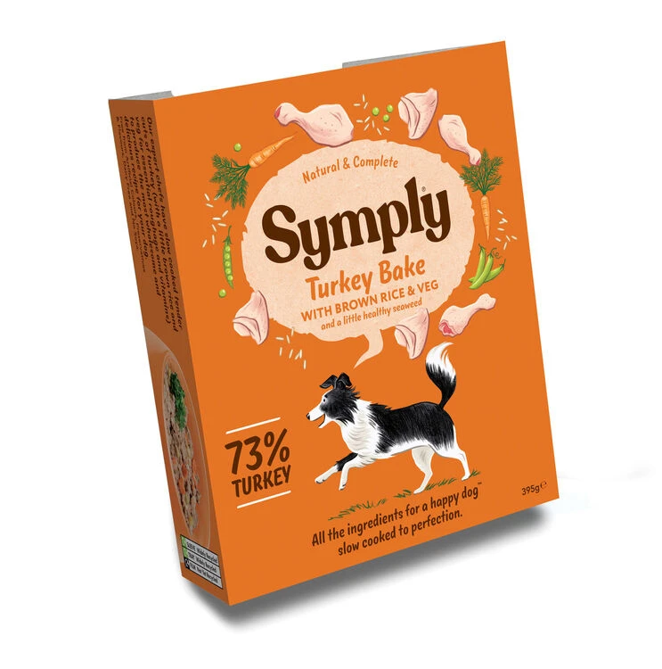 Symply Adult Turkey Bake Brown Rice & Veg Wet Dog Food - Image 2