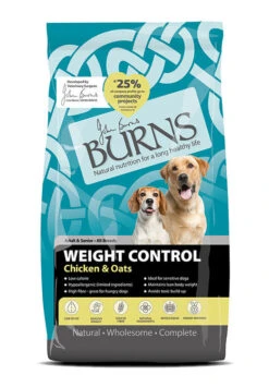 Burns Weight Control+ Chicken & Oats Adult & Senior Dog Food