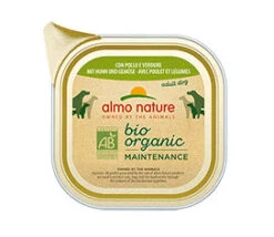 9 X Almo Nature Bio Organic Maintenance With Chicken And Vegetables 300g
