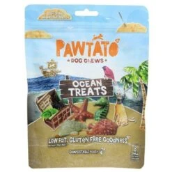 10 X Benevo Pawtato Ocean Treats Grain Free Dog Chews