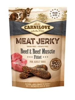 Carnilove Jerky Beef & Beef Muscle Fillet Treats