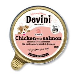 Devini Chicken With Salmon & Broccoli Wet Dog Food
