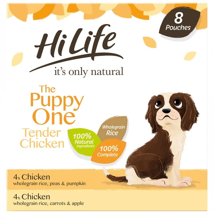 HiLife It’s Only Natural The Puppy One Complete Wet Dog Food Pouches