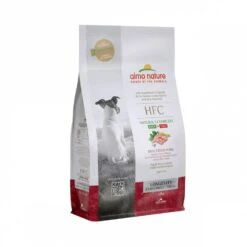 10 X Almo Nature HFC Longevity Fresh Pork Extra Small To Small Dry Dog Food 300g