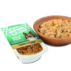 Burns Penlan Farm Tray Complete Wild Fish Veg & Brown Rice 12 Pack Dog Food 150g