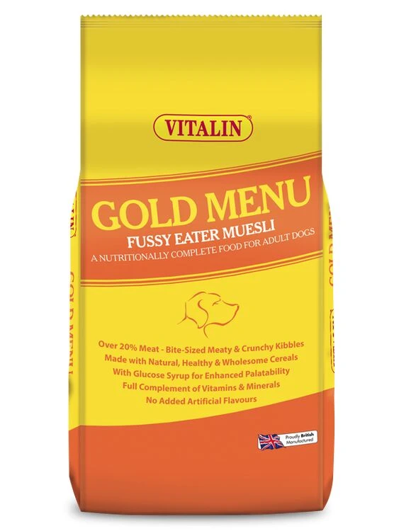 Vitalin Gold Menu 'Fussy Eater Muesli' Complete Dry Dog Food