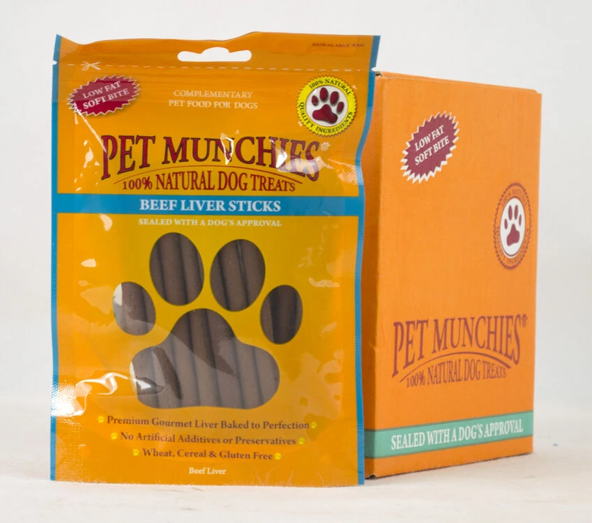 Pet Munchies Beef Liver Sticks Natural Dog Treats - Image 2