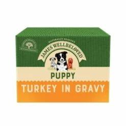 10 X James Wellbeloved Puppy Food Pouches - Turkey 150g
