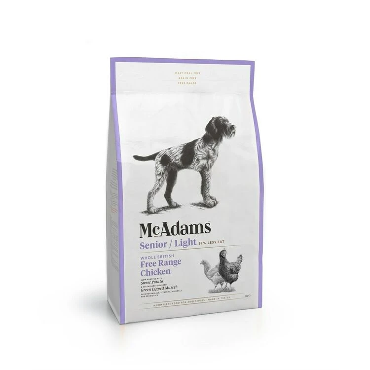 McAdams Free Range Chicken Senior/Light Dry Dog Food