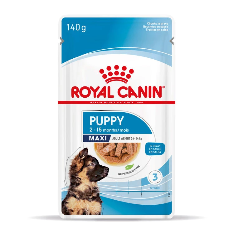 ROYAL CANINĀ® Maxi Large Breed Puppy In Gravy Wet Food - Image 2