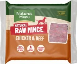 Natures Menu Minced Chicken & Beef Raw Dog Food