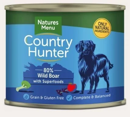 Country Hunter Wild Boar Wet Dog Food Can