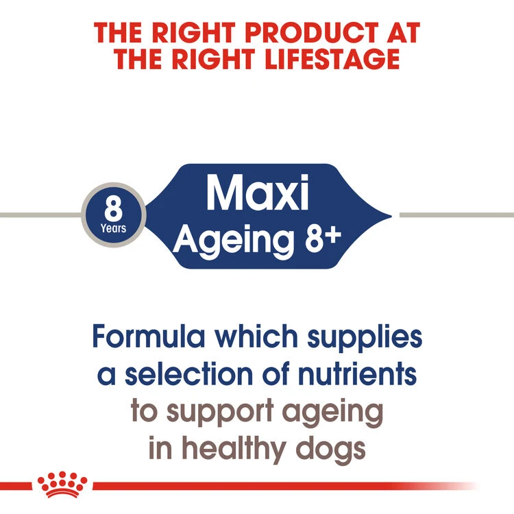 ROYAL CANINĀ® Maxi Large Breed Ageing 8+ In Gravy Wet Dog Food - Image 8