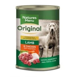 Natures Menu Lamb & Chicken Wet Adult Dog Food Can